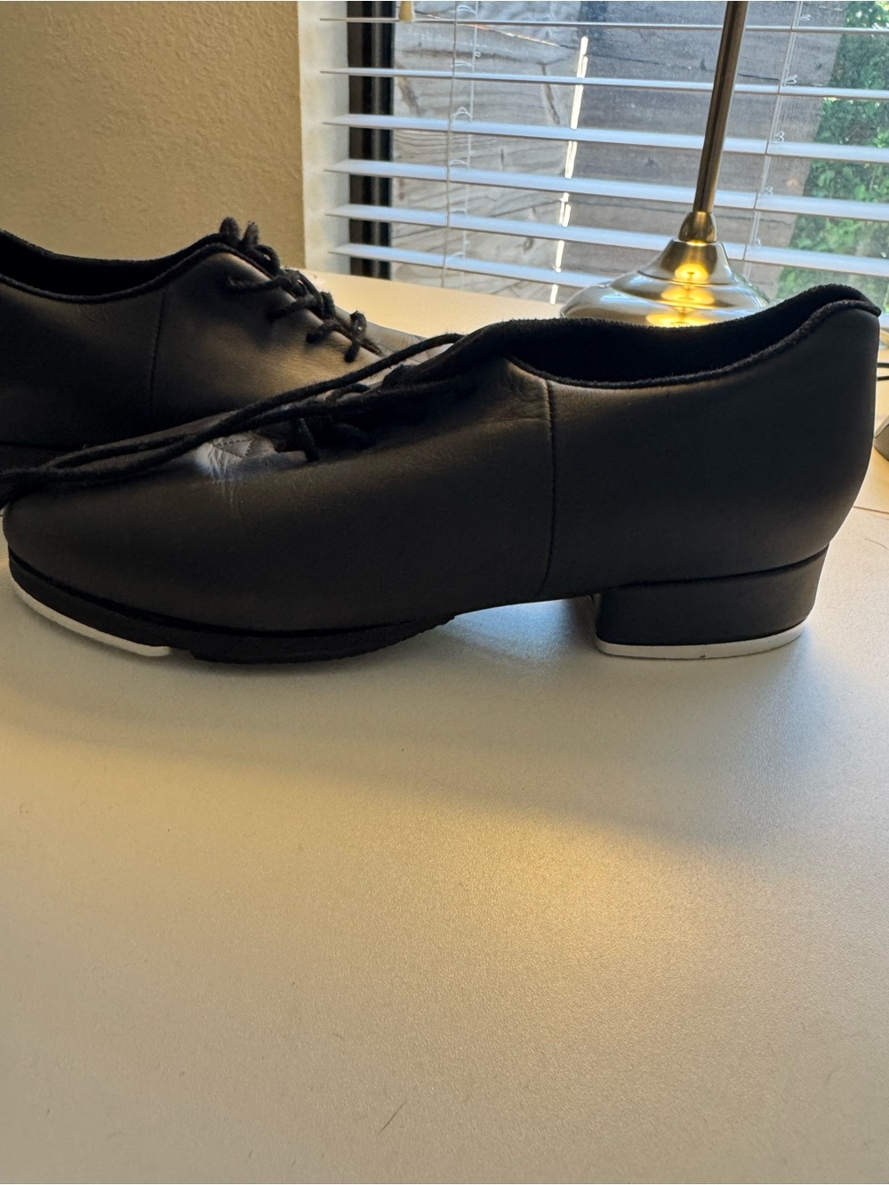 Bloch black leather tap shoes size 7